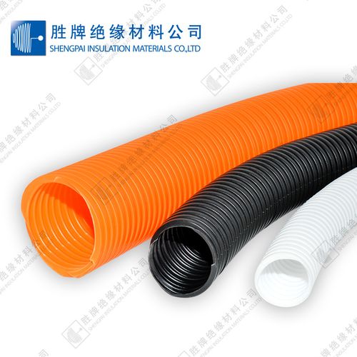 胜牌销售尼龙波纹管橙色螺纹管绝缘汽车线束套管聚丙烯开口穿线管
